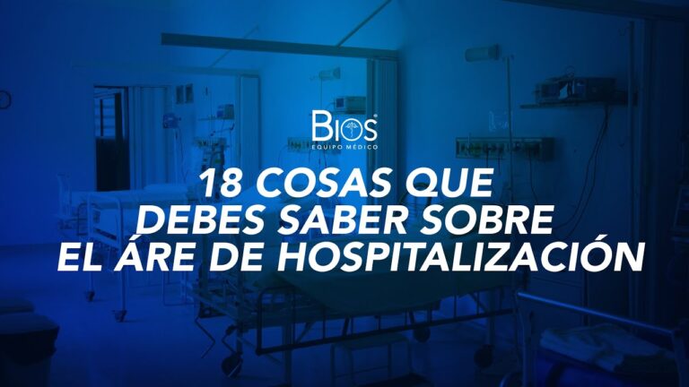 20 áreas de un hospital