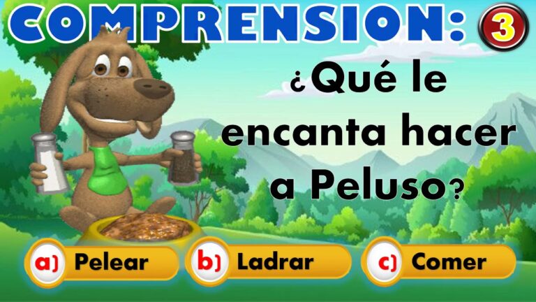 actividades de comprension auditiva para niños