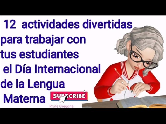 actividades de lengua materna preescolar