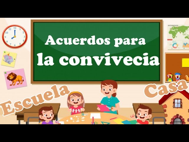 acuerdos de convivencia para niños