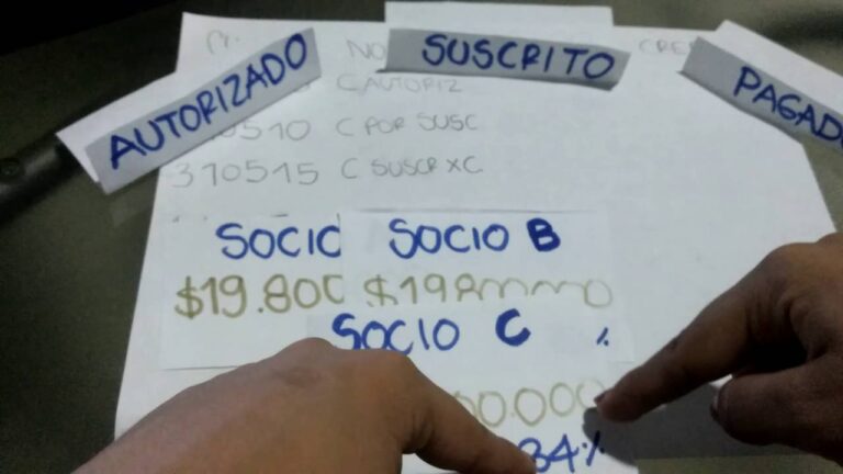 capital no pagado en contabilidad