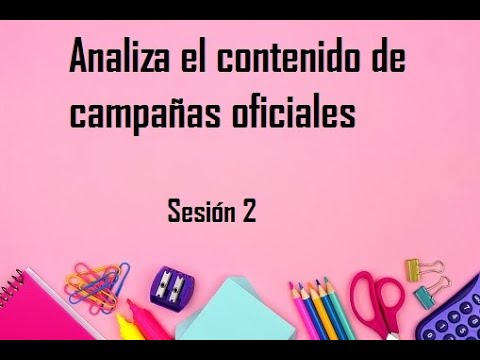 características de las campañas oficiales