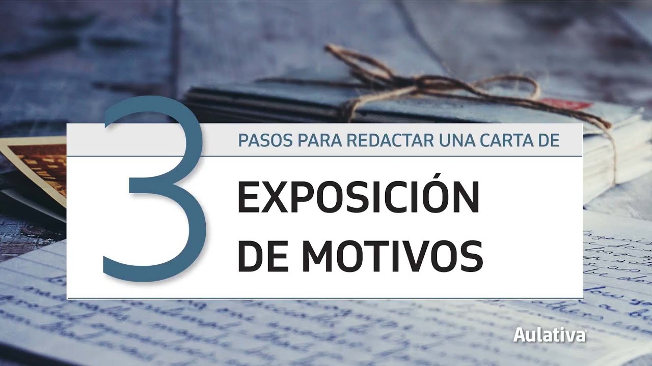 carta exposicion de motivos maestria en administracion