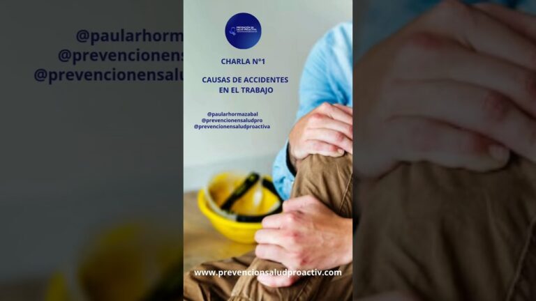 causas de accidentes de trabajo