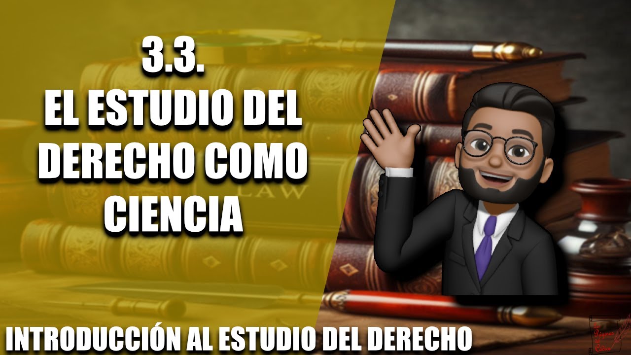 ciencias encargadas del estudio del derecho