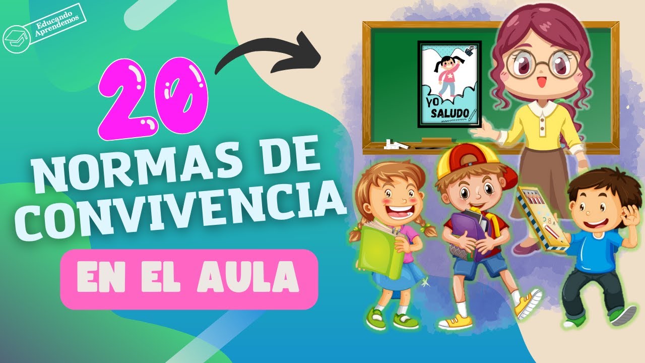 cinco normas que puedes ayudar a cuidar tu escuela