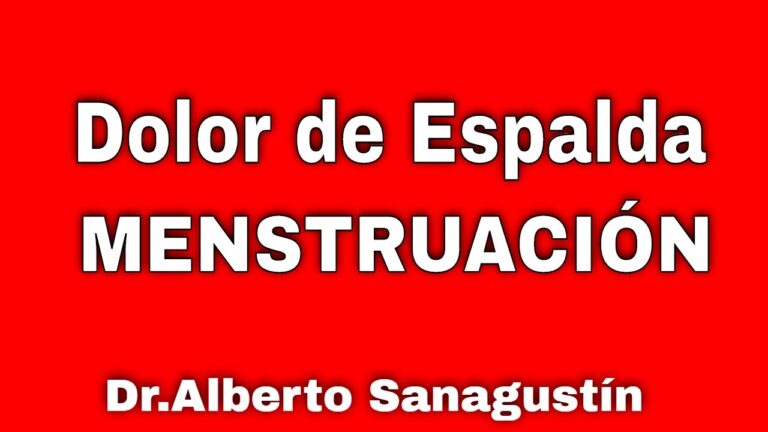 colicos menstruales en la espalda baja