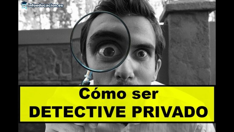 como estudiar para detective privado