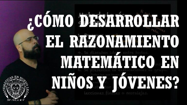 como se desarrolla el pensamiento matematico