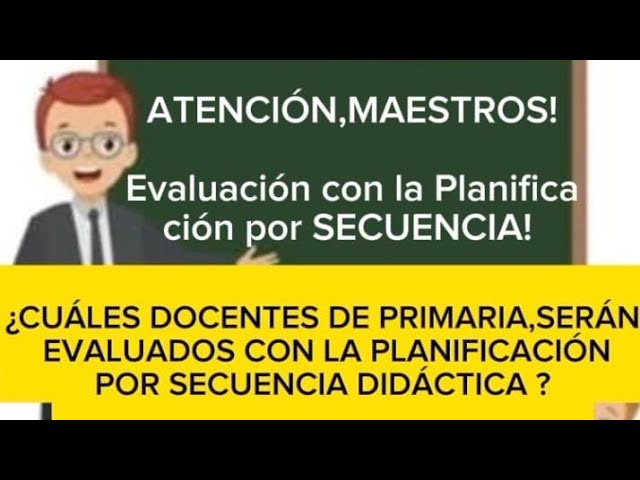 como seran evaluados los maestros