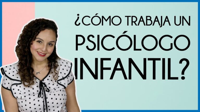como trabaja un psicologo infantil