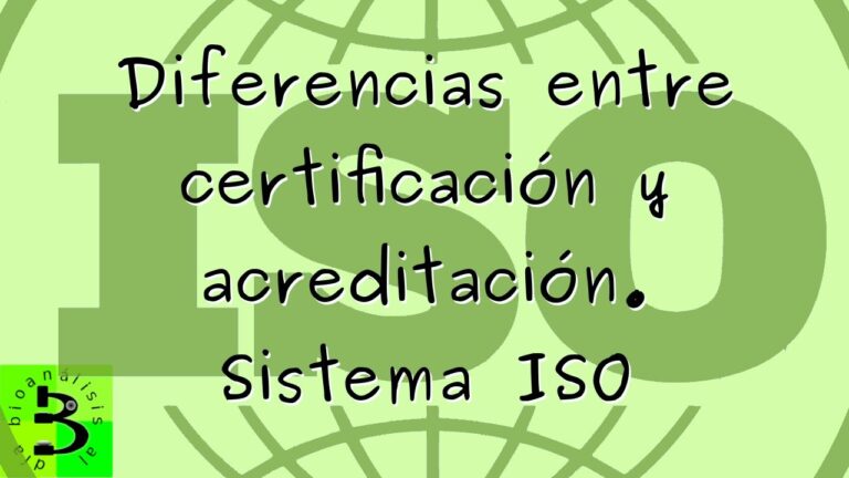 concepto de acreditacion y certificacion