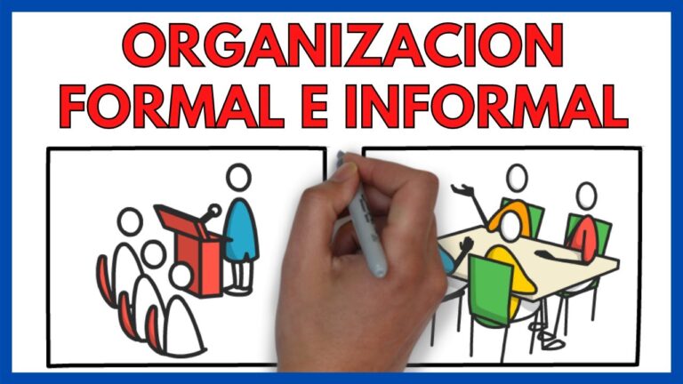 cuadro comparativo de organización formal e informal