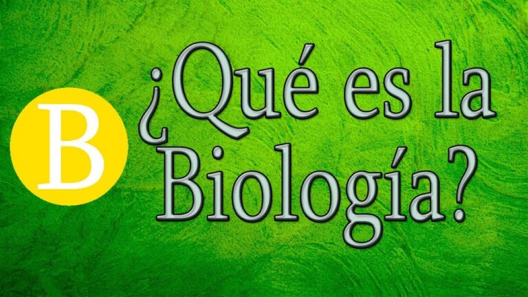 cual es el objeto de estudio de biologia