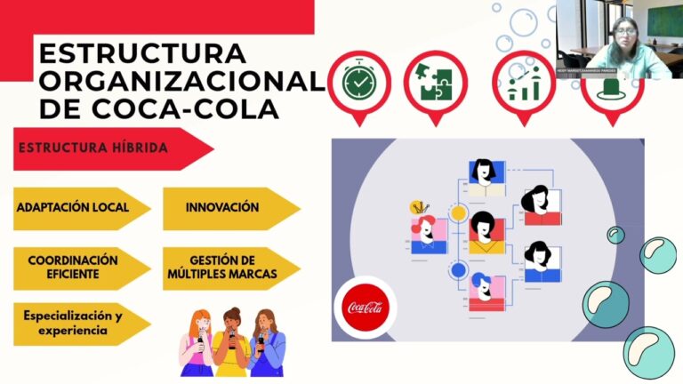 cual es el tipo de estructura organizacional de coca cola