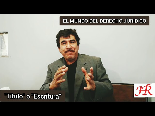 cual es la diferencia entre titulo de propiedad y escrituras