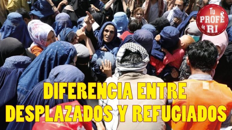 cuáles son las diferencias entre desplazados y refugiados