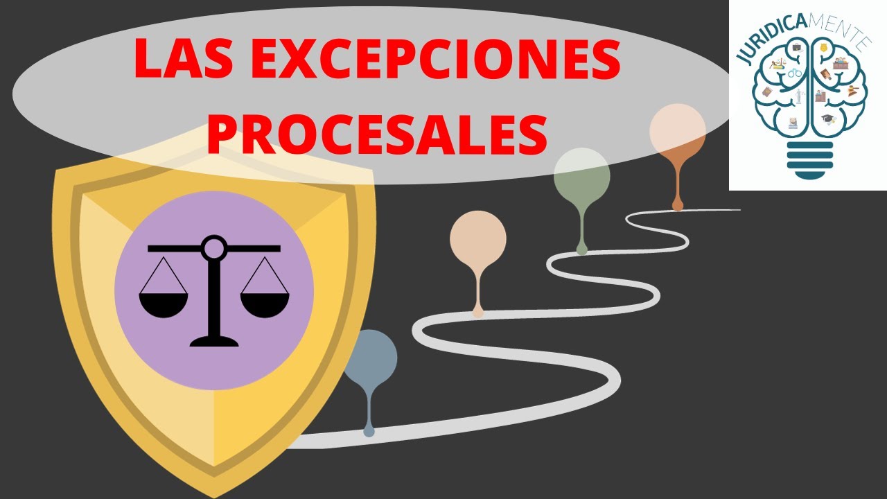 cuales son las excepciones procesales