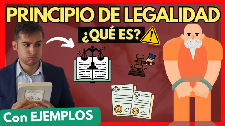 cuáles son los principios de la legalidad