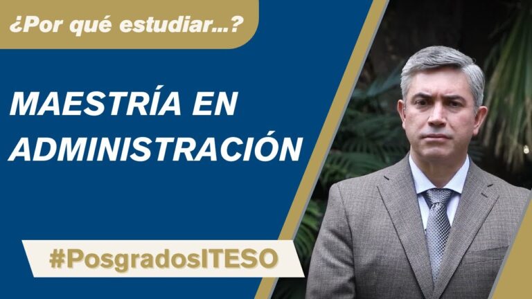 cuanto tiempo dura una maestria en administracion