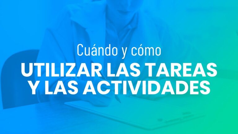 definicion de actividad y tarea