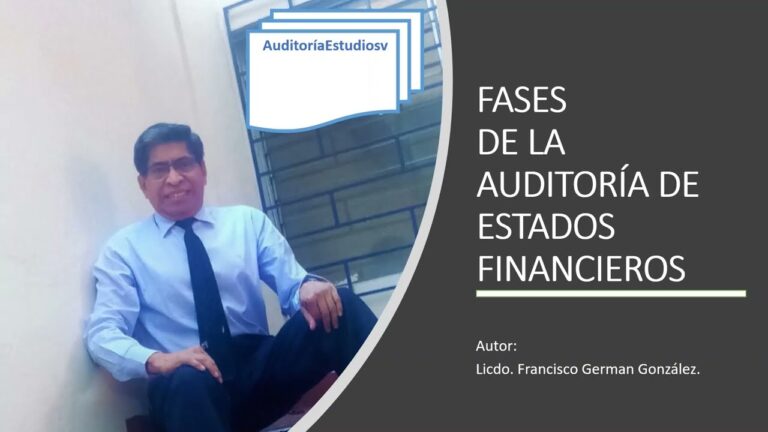 definicion de auditoria de estados financieros
