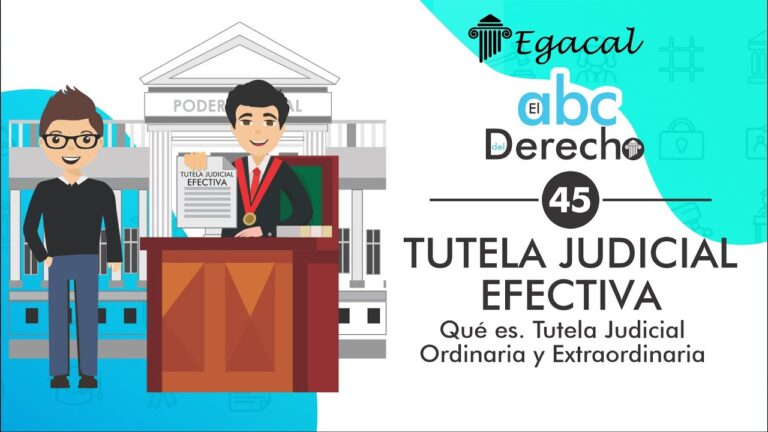 derecho de tutela judicial efectiva