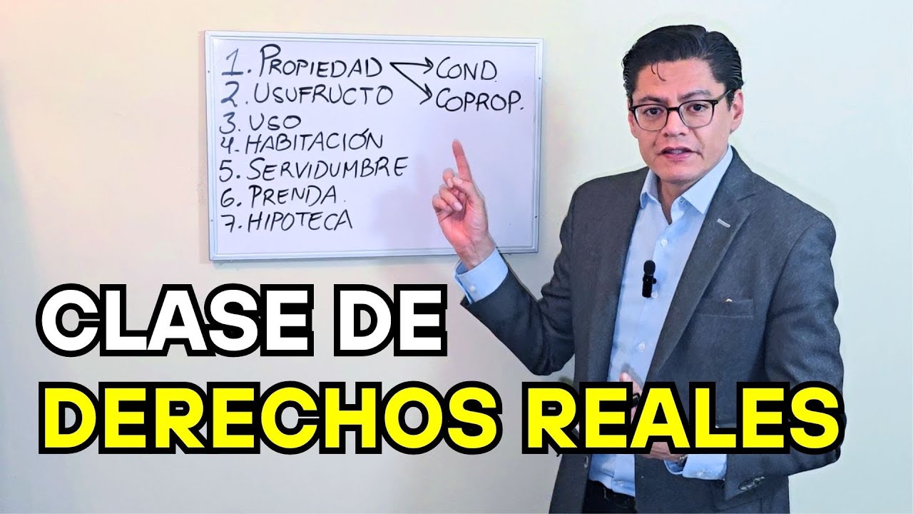 derechos reales de goce o disfrute