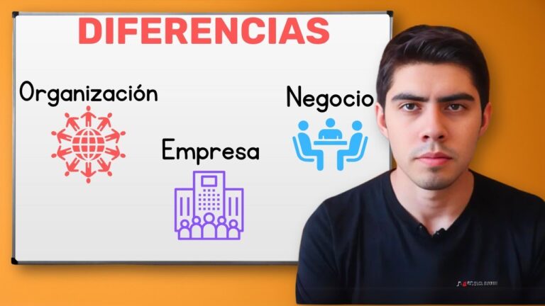 diferencia entre organizacion empresa y negocio