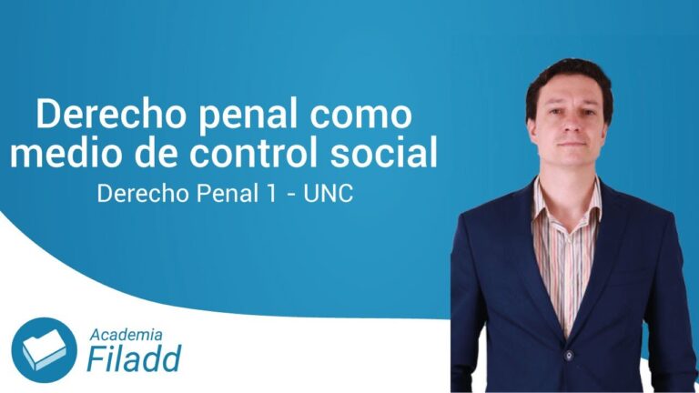 el derecho como medio de control social