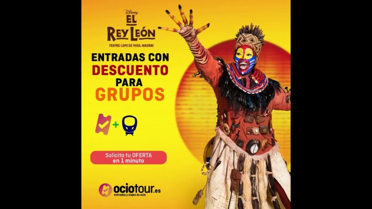 el rey leon descuento estudiantes