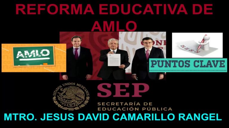 en que consiste la reforma educativa de amlo