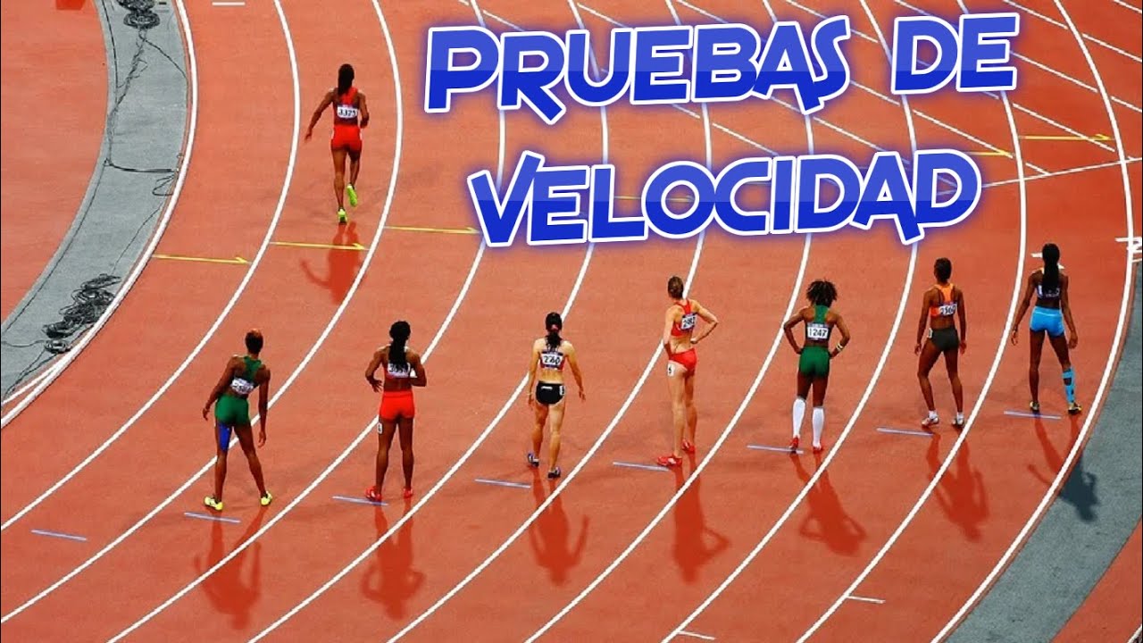 en que consisten las pruebas de velocidad en el atletismo