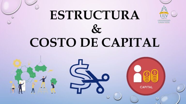 estructura de capital y costo de capital