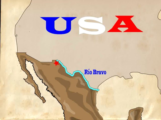 fronteras y límites de méxico para niños