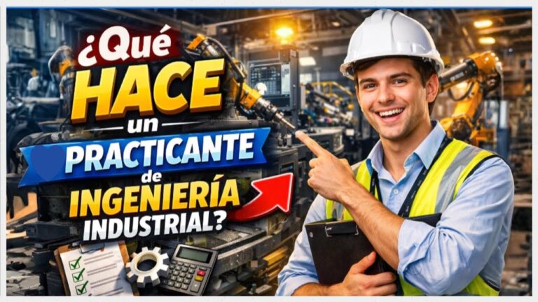 funciones de un practicante de ingenieria industrial