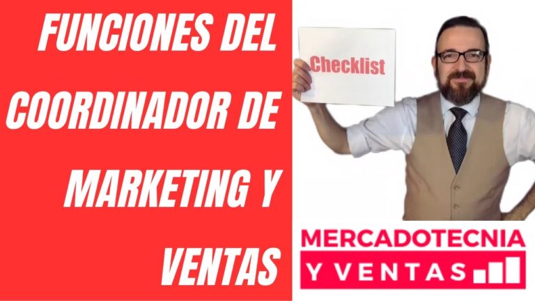 funciones del jefe de marketing y ventas