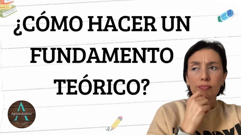 fundamentacion teorica de la educacion
