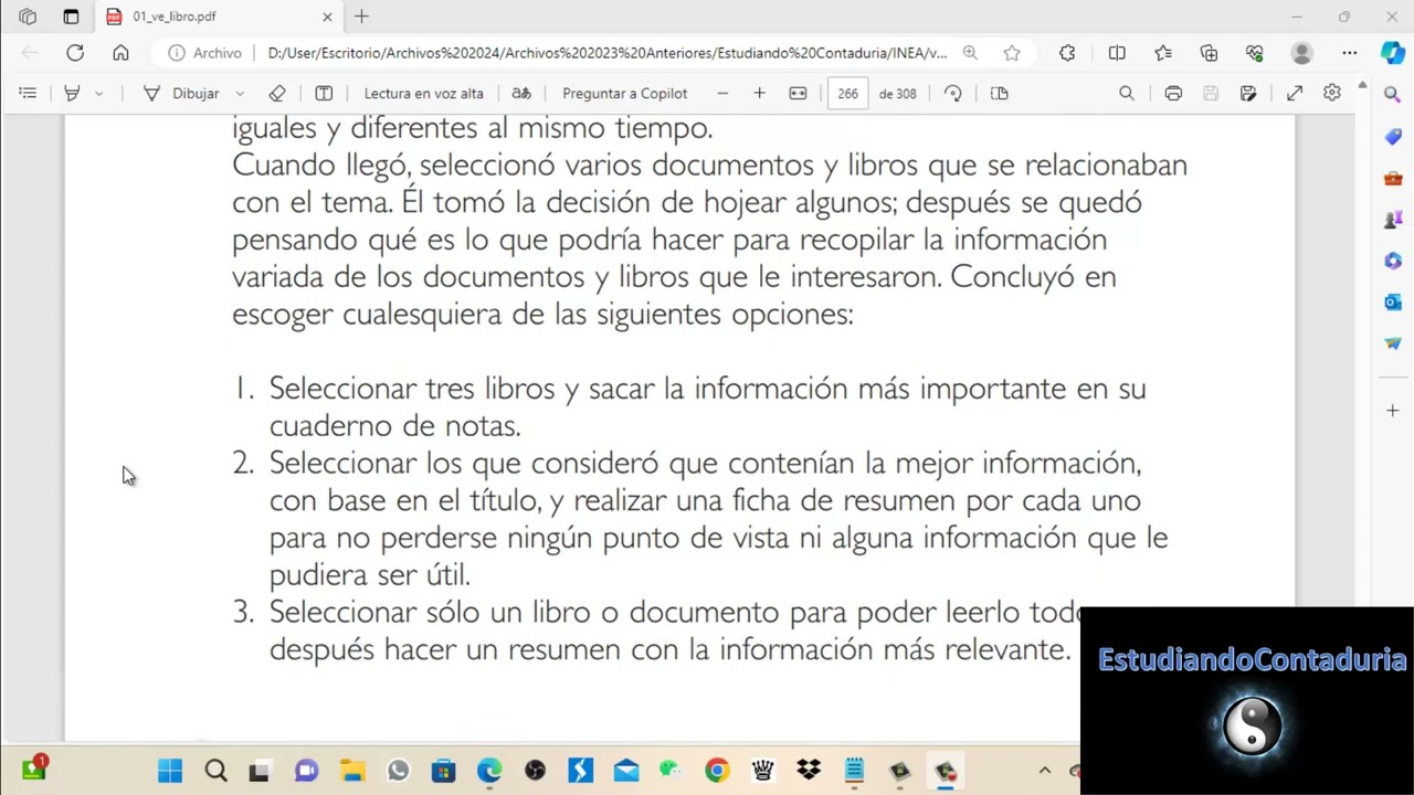 guia de estudio vamos a escribir inea