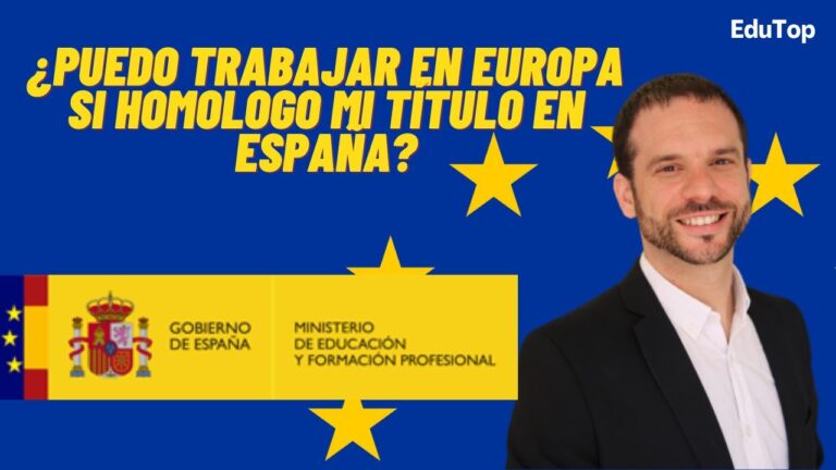 homologar trabajo social en españa