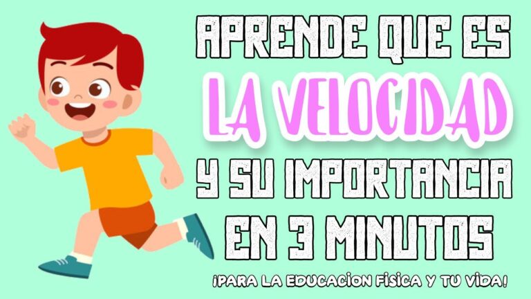 importancia de la velocidad en educacion fisica