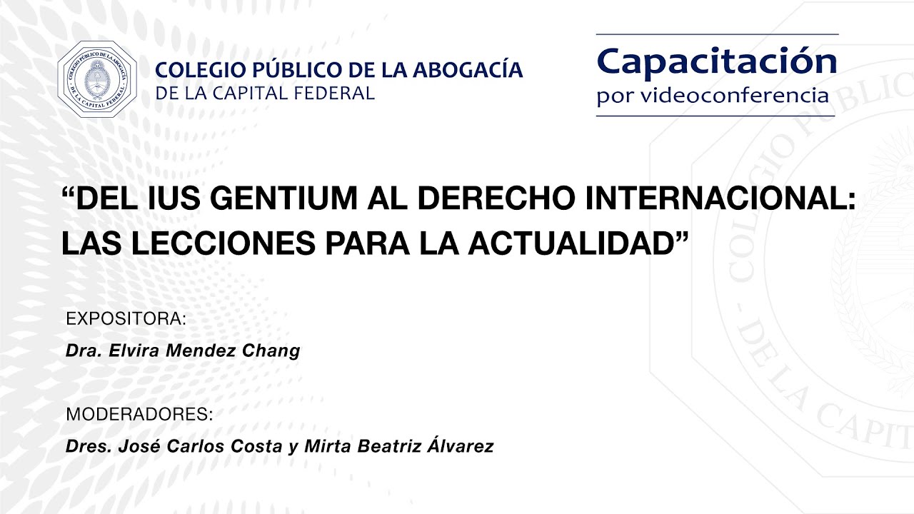 ius gentium en la actualidad