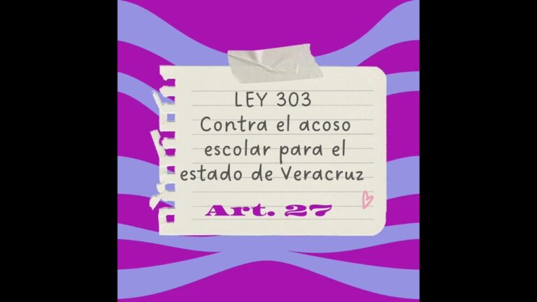 ley 303 del estado de veracruz