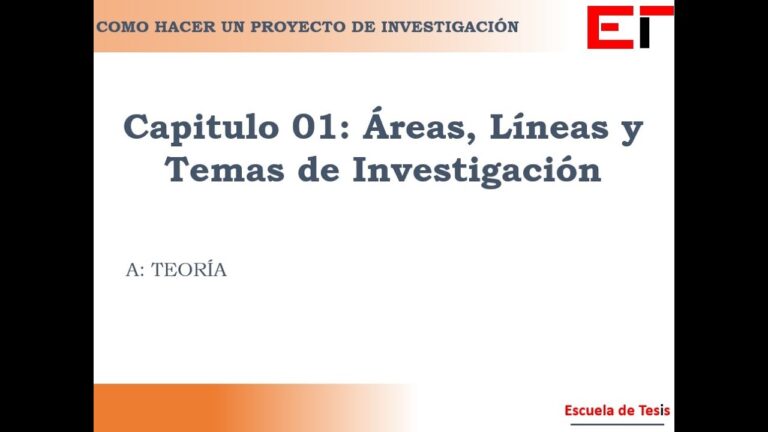 lineas y areas de investigacion en enfermeria