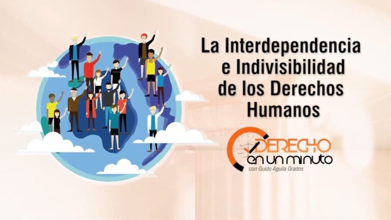 los derechos humanos son indivisibles e interdependientes