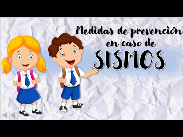 medidas de prevencion ante un sismo en la escuela