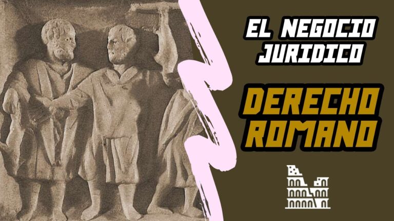 negocio juridico en derecho romano