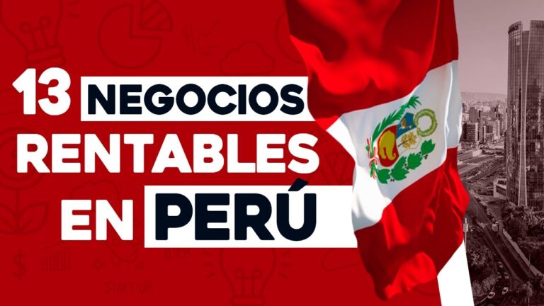 negocios con poco capital peru