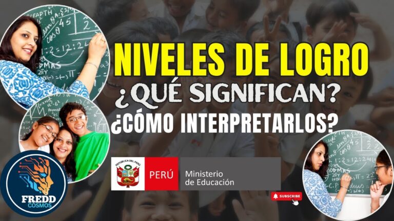 niveles de logro de aprendizaje