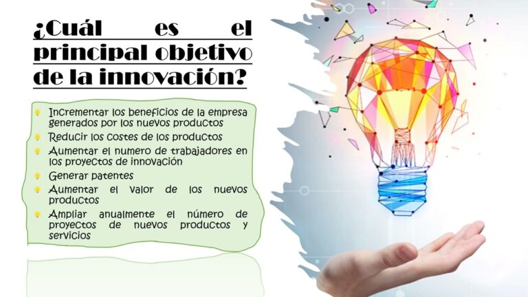 objetivos de la innovacion empresarial